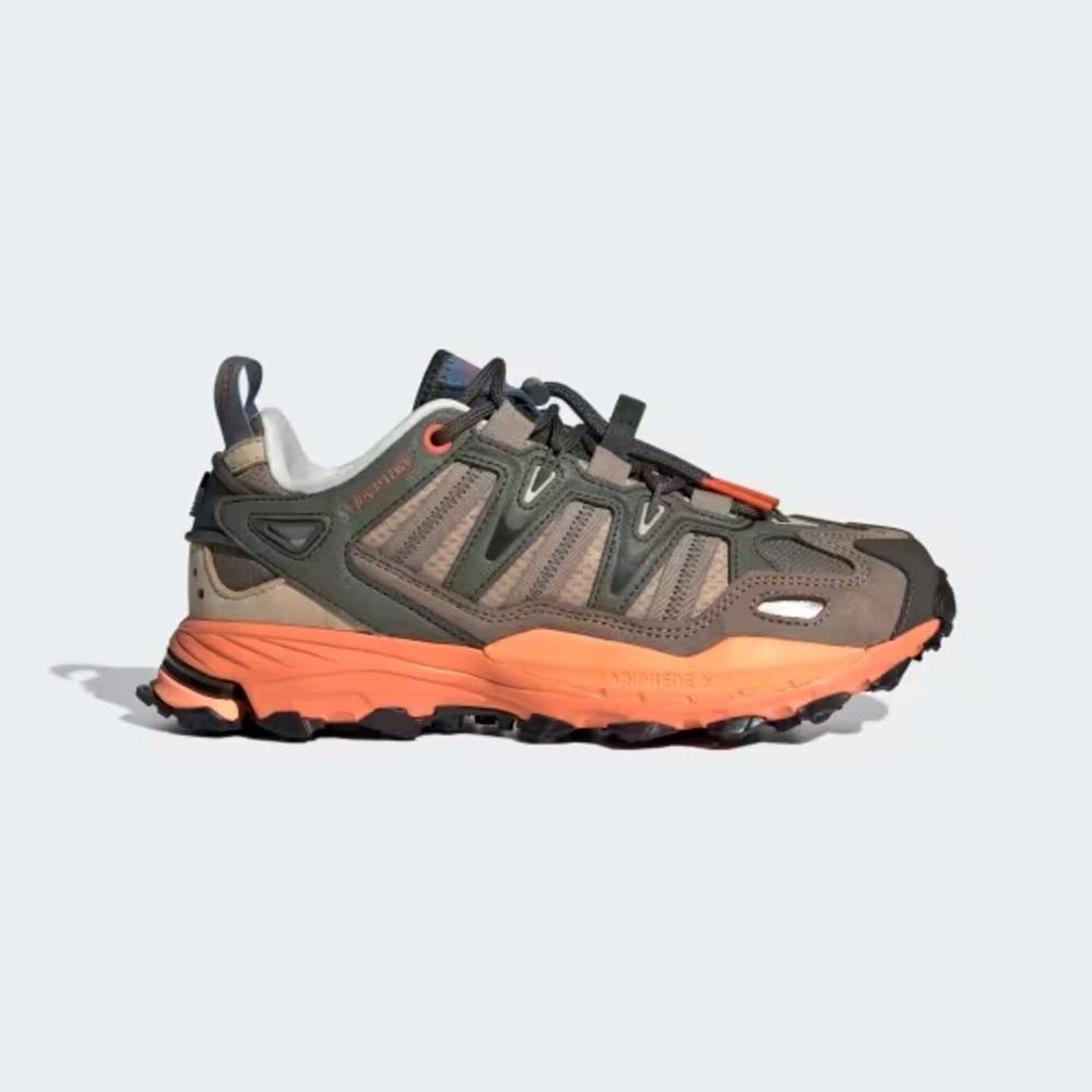 Adidas Hyperturf Adventure Adiprene Sneakers Size 7.5 38.5 Brown Olive Orange